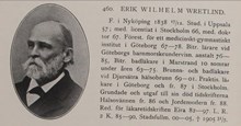 Erik Wilhelm Wretlind. Ledamot av stadsfullmäktige 1900-1905
