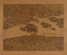 Panorama över Stockholm