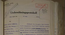 Förhör med Alfred Frederick Rickman och Elsa Johansson våren 1940