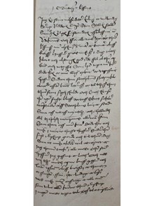 Kvittobrev från Kristina Gyllenstierna den 21 juli 1520