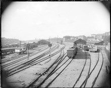 Spårområdet vid Norra station