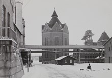 Värtagasverket. Scrubber- och maskinhus 