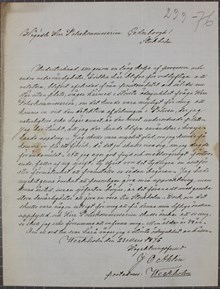 Sparkad präst söker jobb vid polisens detektiva avdelning - brev 1876