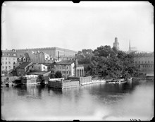 Helgeandsholmen från nordväst