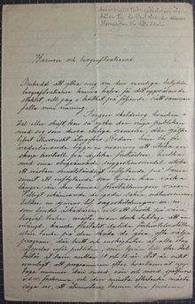 Barnen och biografteatrarna - talmanuskript 1908