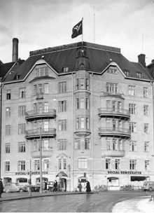 Tidningen Social-demokraten och Morgon-Tidningen - Torsgatan 2