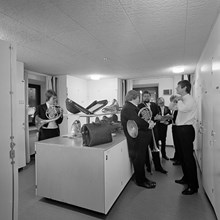 Konserthuset. Nya omklädningsrummet för blåsare
