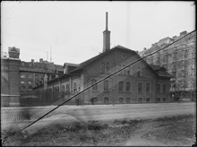 Vagnhall och elektricitetsverk i kvarteret Provisorn, Roslagsgatan